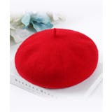 Red | レッド、グリーンも選べる帽子レディースウールバリエーションベレー帽 | C.R.E.A.M 