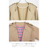 フレアスリーブノーカラーロング丈着流しとろみトレンチコート | TEANY | 詳細画像16