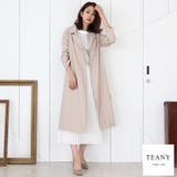 着流しロングとろみトレンチコート | TEANY | 詳細画像1
