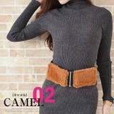 ベルト フェイクレザー ファー | curvy's | 詳細画像6