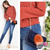 (フェイクファーポンポン付きミニショルダーバッグ)ショルダーバッグ レディース … | curvy's  | 詳細画像10 