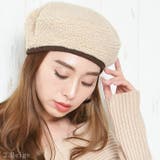 ベレー帽 レディース ボア ベレー パイピング 帽子 秋冬 | curvy's | 詳細画像6