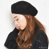ベレー帽 レディース ボア ベレー パイピング 帽子 秋冬 | curvy's | 詳細画像8