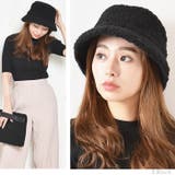ハット バケット バケットハット レディース エコファー 帽子 秋冬 | curvy's | 詳細画像10