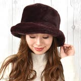 ハット バケット バケットハット レディース エコファー 帽子 秋冬 | curvy's  | 詳細画像10 