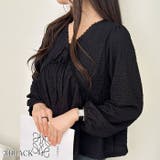リボン付き Vネック 長袖 | curvy's | 詳細画像9