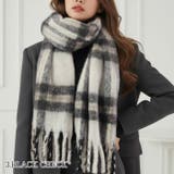 マフラー チェック柄 大判 | curvy's  | 詳細画像10 