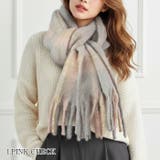 マフラー チェック柄 大判 | curvy's  | 詳細画像5 