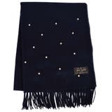 08.[BT]★パールネイビー | (BIGボタン付き大判ストール) ストール レディース | curvy's 