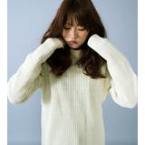 畦編みモックネック長袖ニットソー 韓国 韓国ブランド | DAESE TOKYO | 詳細画像4