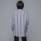 izBLACK総柄長袖シャツ 全1色 シャツ | ililil | 詳細画像4