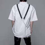 izBLACKストラップチェーン付きデザインシャツ 全2色 シャツ | ililil | 詳細画像7 