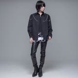 izBLACK【イズブラック】チェーンデザイン長袖シャツ 全2色 シャツ | ililil | 詳細画像2 
