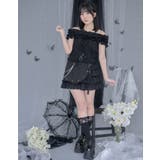 ililil地雷ちゃんのあざとレースアップ2wayオフショルトップス 全1色 | ililil | 詳細画像4 
