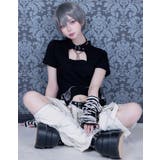 ililil首輪と鎖のチェーン付きトップス 全1色 カットソー | ililil | 詳細画像4