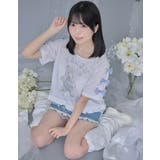 ililil【イルイルイル】クマのエケチェンTシャツ 全1色 Tシャツ | ililil | 詳細画像5 