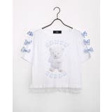 ililil【イルイルイル】クマのエケチェンTシャツ 全1色 Tシャツ | ililil | 詳細画像12 