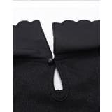 ililil地雷ちゃんのクロス刺繍キラキラリブカットソー 全1色 スカラップ襟 | ililil | 詳細画像14