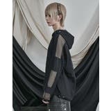 ilililChainmailリブ切り替えメッシュパーカー 全1色 パーカー | ililil | 詳細画像11