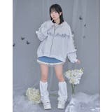 ililil生クリームフリルのバブみ全開2wayパーカー 全1色 ジャージ | ililil | 詳細画像10