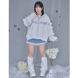 ililil生クリームフリルのバブみ全開2wayパーカー 全1色 ジャージ | ililil | 詳細画像11