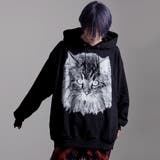 CIVARIZEキャットビッグプルオーバーパーカー 全2色 ブラック | ililil | 詳細画像6