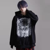 CIVARIZEキャットビッグプルオーバーパーカー 全2色 ブラック | ililil | 詳細画像1