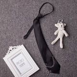 CV Select【シーブイセレクト】チェーン付きネクタイ 全2色 | ililil | 詳細画像6 