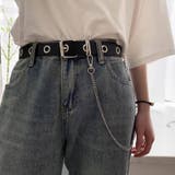 CV Select【シーブイセレクト】チェーン付きベルト 全1色 | ililil | 詳細画像1 