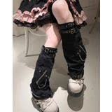 NOVESSEL【ノベセル】ベルトポイントレッグウォーマー 全1色 レッグカバー | ililil | 詳細画像6 