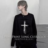 NOVESSELクロスプリントロンT 全1色 ロンティー | ililil | 詳細画像1