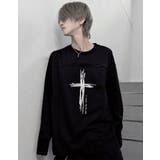 NOVESSELクロスプリントロンT 全1色 ロンティー | ililil | 詳細画像2