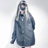 NOVESSELチェーン付きネクタイ長袖シャツ 全2色 ブラック | ililil | 詳細画像1