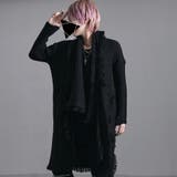 NOVESSELマフラー付きフリンジニットカーディガン 全1色 メンズ | ililil | 詳細画像1