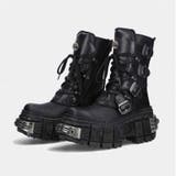 NOVESSELベルト付き厚底ブーツ 全1色 ブーツ | ililil | 詳細画像1 