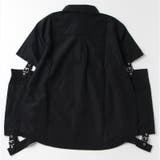NOVESSELネクタイ付きセパレート長袖シャツ 全1色 ブラック | ililil | 詳細画像7 