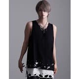 NOVESSELクラッシュ加工フェイクレイヤードタンクトップ 全4色 タンクトップ | ililil | 詳細画像2