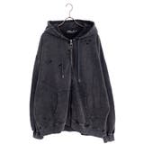 PSYCHO NATION ケミカルダメージパーカー | ililil | 詳細画像8