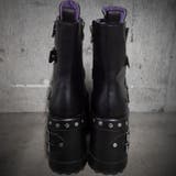 YOSUKE【ヨースケ】レディースデザインベルトスタッズプラットフォームブーツ … | ililil | 詳細画像6 