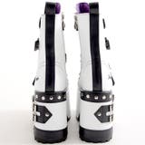 YOSUKE【ヨースケ】レディースデザインベルトスタッズプラットフォームブーツ … | ililil | 詳細画像12 