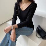 新作 VネックＴシャツ カットソー | DAILY NJ | 詳細画像4 