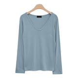 スカイブルー | 新作 VネックＴシャツ カットソー | DAILY NJ