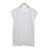 ホワイト | 新作 レディース ノースリーブTシャツ | DAILY NJ