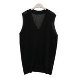 ブラック | 新作 レディース ニットベスト | DAILY NJ