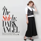 韓国ファッション 花柄カットワークカギ網総レースビスチェ | DarkAngel | 詳細画像8 