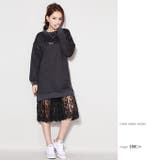 韓国ファッション 一段上のオシャレに♪透かしレースライナー春先行 スカート | DarkAngel | 詳細画像6 