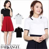 韓国ファッション ポロシャツニット タイトフィット | DarkAngel | 詳細画像1 