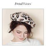 韓国ファッション レオパード ベレー帽 | DarkAngel | 詳細画像5 