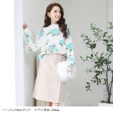 韓国ファッション サイドリボンラップ風セミタイトスカート レディース | DarkAngel | 詳細画像8 