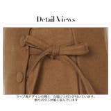 韓国ファッション サイドリボンラップ風セミタイトスカート レディース | DarkAngel | 詳細画像11 